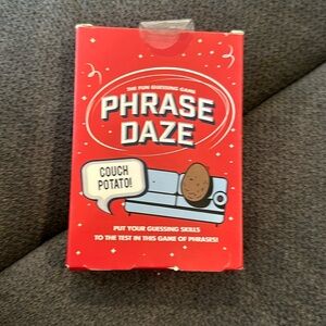 Phrase Daze card game. New in box.  Cards are sealed in plastic. 12+